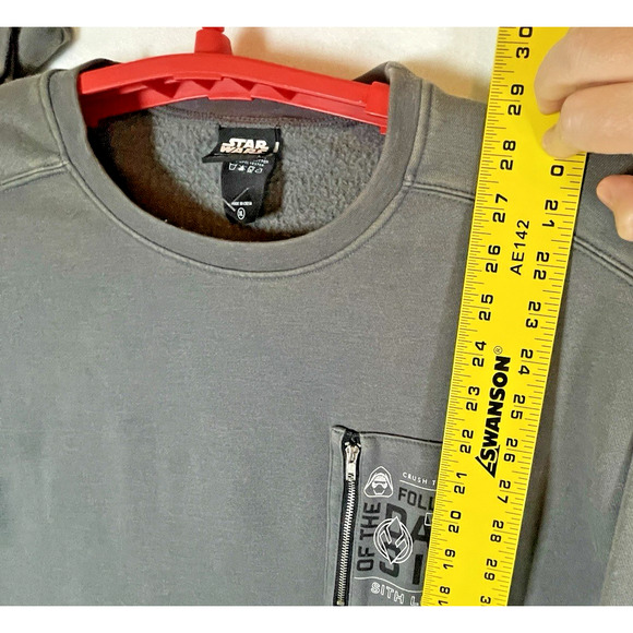 Star Wars Our Universe Dark Side Sith Legion Gray Sweatshirt XL First Order Kylo - Picture 11 of 12